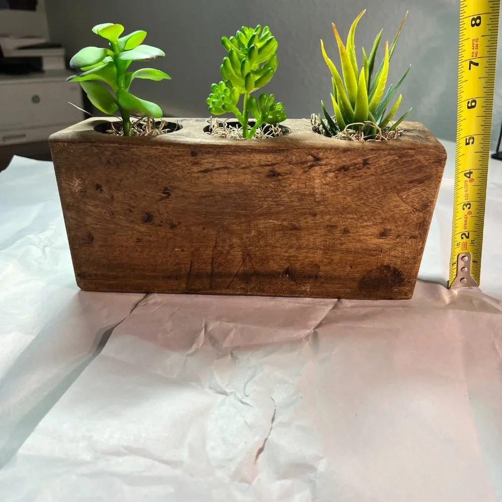 Faux Succulent In Handmade Sugar Mold